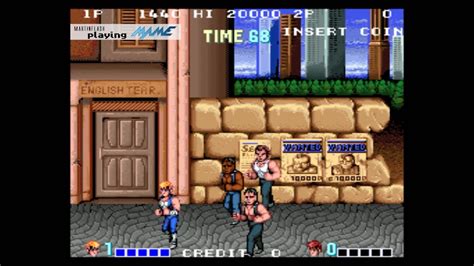 Double Dragon 1987 Arcade MAME Full Game Walkthrough YouTube