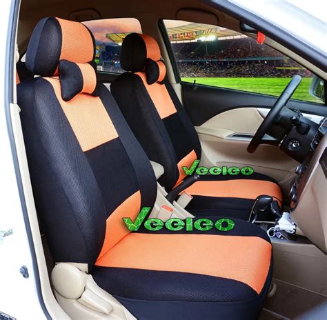 Aliexpress Buy Veeleo Front Rear Universal Car Seat Covers For