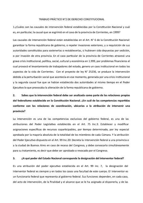 Trabajo Práctico N2 TP2 INDIVIDUAL TRABAJO PRÁCTICO N2 DE DERECHO