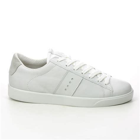 Ecco Street Lite W White Leather Trainers