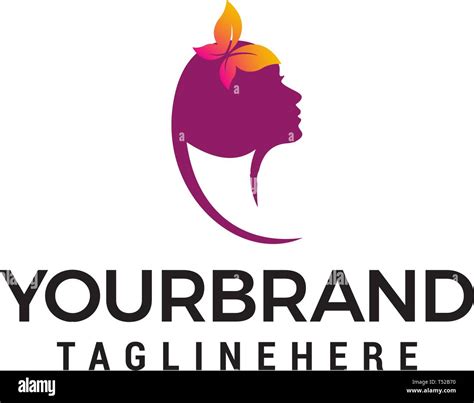 Beauty Female Face Logo Design Beauty Salon Logo Design Template