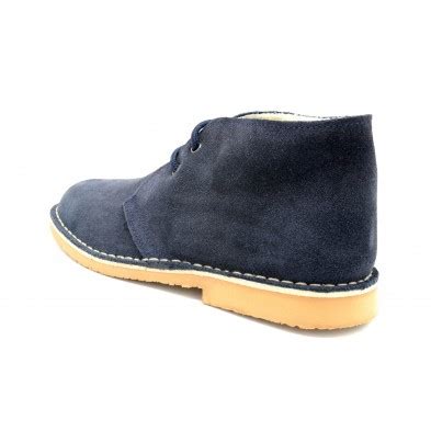 Bota Pisamierdas Unisex Piel Serraje Con Borreguillo Color Azul