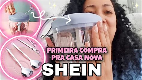 Primeiras Comprinhas Para Casa Nova Comprinhas Na Shein Youtube