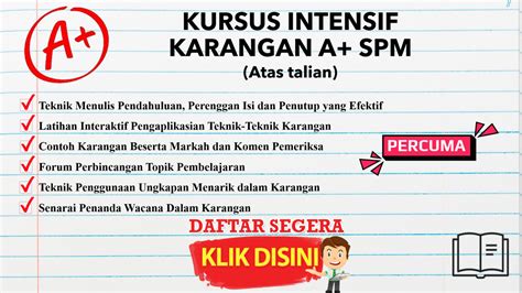 Contoh Karangan Spm A