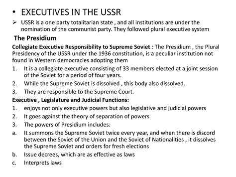 Plural executive system | PPTX