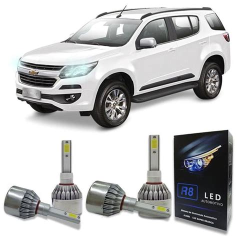 Lampada Led Chevrolet Trailblazer A Farol Baixo H E Alto H