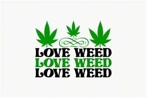 Love Weed Graphic By Vector Art · Creative Fabrica