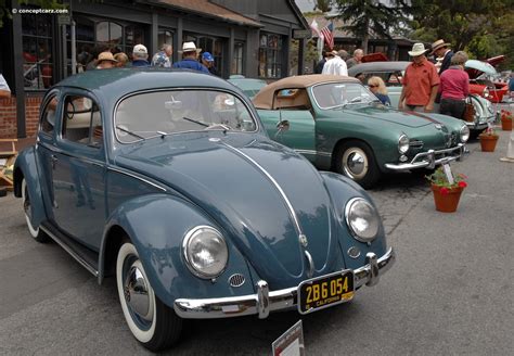 1952 Volkswagen Beetle 1100 At The Carmel By The Sea Concours On The Avenue