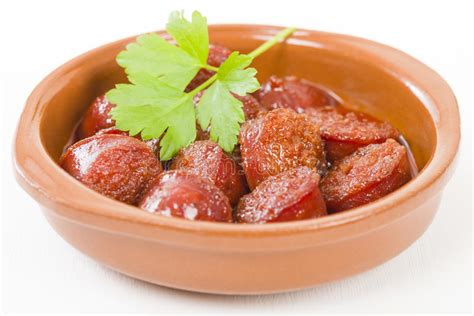 Chorizo A La Sidra Stock Photo Image Of Lunch Meal 64049176