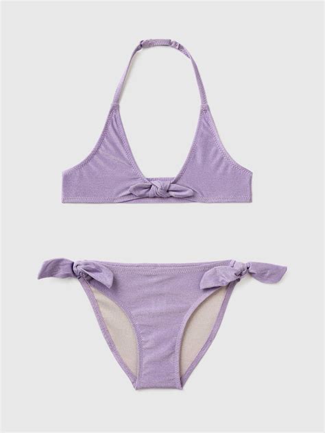 Benetton Bikini With Lurex 3h6g0k01c 6n8