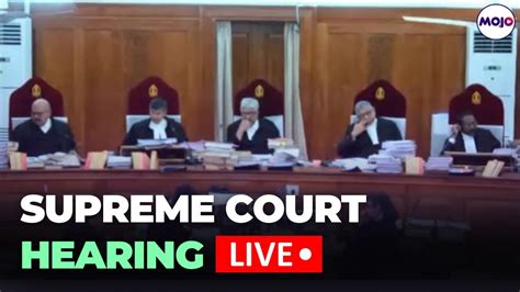 Supreme Court Live Constitution Bench Hearing On Jallikattu Youtube