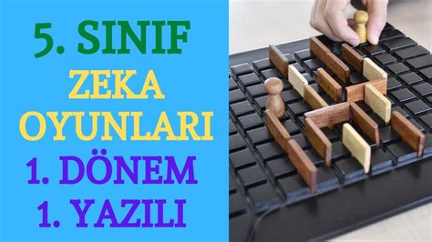 5 Sınıf Zeka Oyunları 1 Dönem 1 Yazılı Açık Uçlu Soruları YouTube