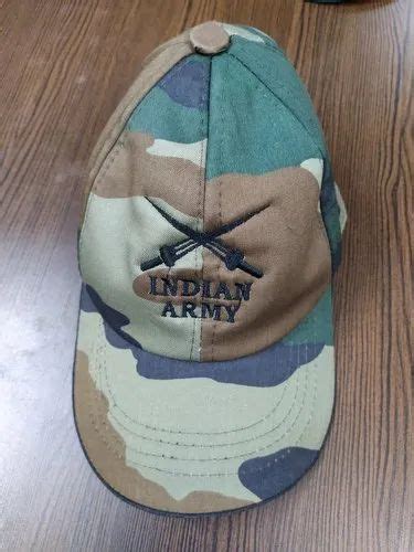 Military Colour Cotton Male Indian Army Cap Size Free At Rs 30 Piece