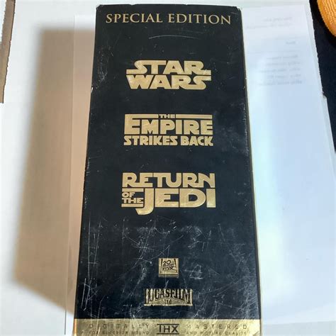 Star Wars Trilogy Special Edition Vhs Box Set Depop