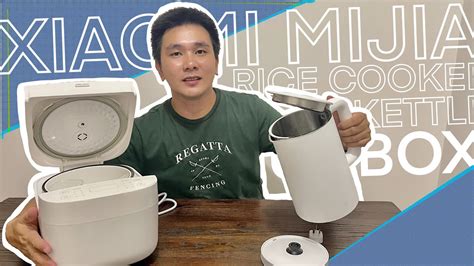 UNBOXING XIAOMI MIJIA RICE COOKER C1 3L 4L 650W AND XIAOMI KETTLE 1A 1