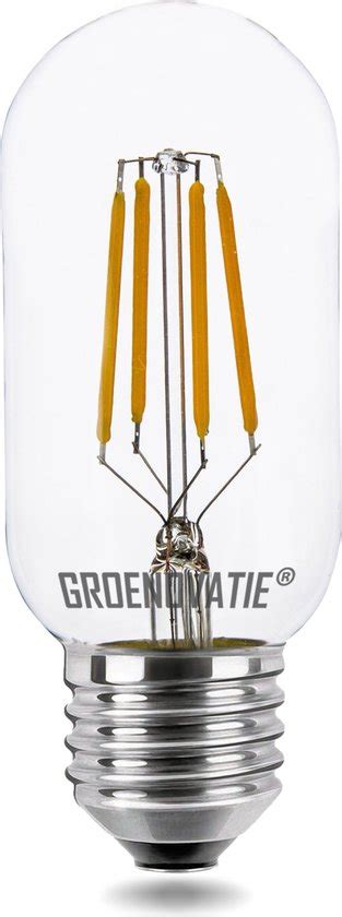 Groenovatie Led Filament Buislamp 4w E27 Fitting 111x45 Mm