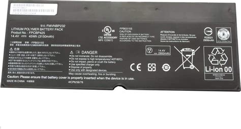 FPCBP425 FMVNBP232 FPB0315S Laptop Battery Replacement For Fujitsu