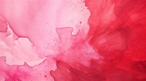 Hand Drawn Beautiful Pink Watercolour Background Stain Texture