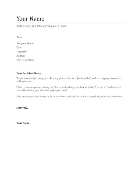 Cover Letter Template Word Doc Task List Templates