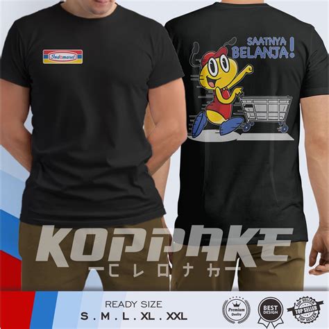 Jual Kaos Indomaret Si Domar Maskot Saatnya Belanja Baju Perusahaan