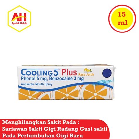 Cooling Kuling Coling Culing Koling 5 Five Lima Plus Ples Orange