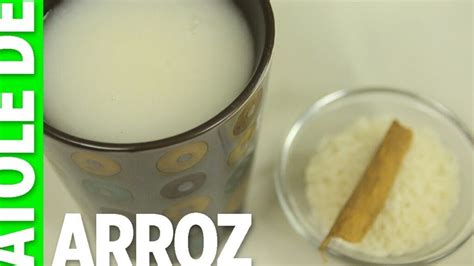 Cómo se hace el atole de arroz con agua