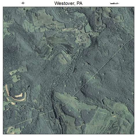 Aerial Photography Map of Westover, PA Pennsylvania