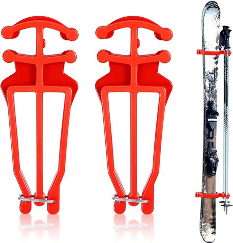 Boxob Cross Country Ski Pole Holder Universal Ski Pole Clip Ski Pole