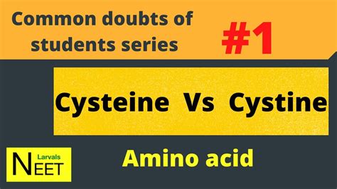 Cysteine Vs Cystine Difference Between Cysteine And Cystine Amino