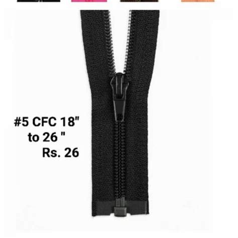 Cfc Zipper Open End At ₹ 20piece Metal Zipper In New Delhi Id