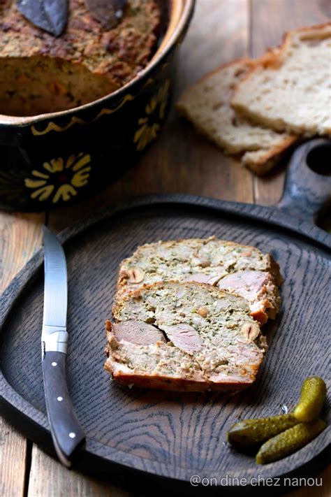 Terrine De Canard Aux Noisettes On Dine Chez Nanou