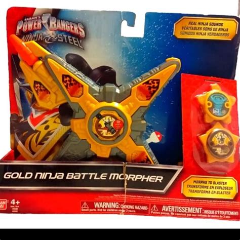 Power Rangers Ninja Steel Gold Ninja Battle Morpher With Ninja Stars