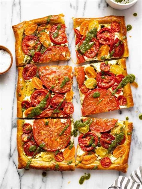 Easy Puff Pastry Tomato Tart Midwest Foodie