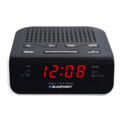 Blaupunkt Clock Radio CR5WH Alarm Clocks Clock Radios Photopoint Lv