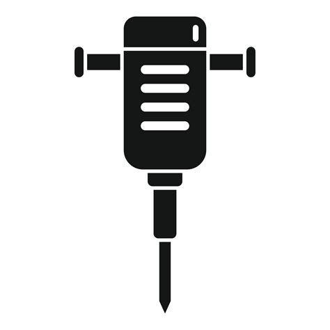 Hammer Drill Icon Simple Style Vector Art At Vecteezy