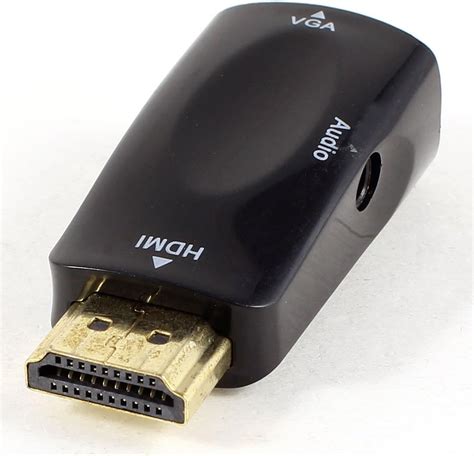 Sourcingmap Adaptateur Jack Audio Vga Hd Femelle Broches Vers Hdmi