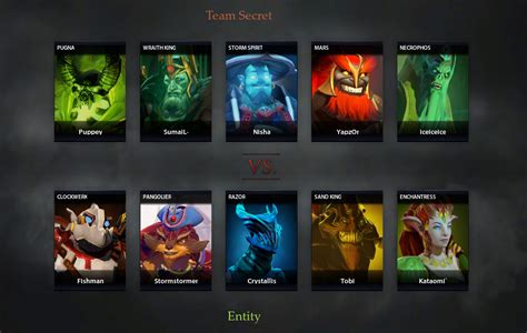 Entity Vs Secret Match On Dpc Eu Tour Dota