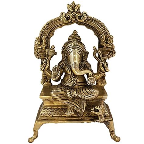 Buy Divya Mantra Ganesha Idol On Stand For Home Puja Room Decor Pooja