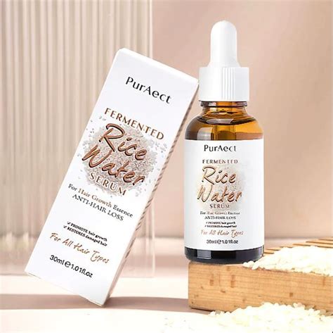 Puraect Fermented Rice Water Serum Hair Thickening Serum