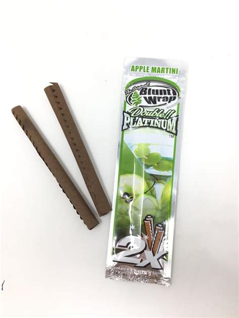 Blunt Wrap Double Platinum Apple Martini La Manzana Smoke Shop