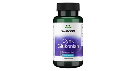 Swanson Cynk 15 Mg Glukonian Cynku 250 Kaps Sklep Z Suplementami WXN