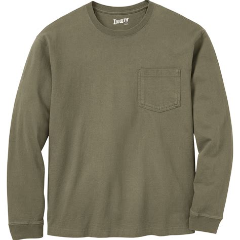 Mens Un Longtail T Relaxed Fit Long Sleeve Shirt With Pocket Duluth Trading Company