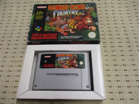 DONKEY KONG COUNTRY Per Super Nintendo SNES IMBALLO ORIGINALE EUR 49