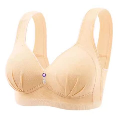 Mallwal Cotton Bralettes For Women Back Smoothing Bra Feature V Neck Push Up Bra Style W 1622