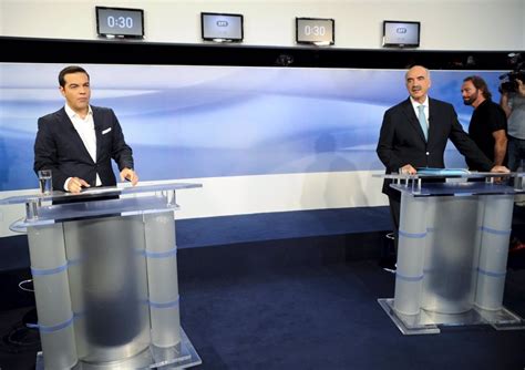 El Debate Entre Tsipras Y Meimarakis A Ade Incertidumbre Al Resultado