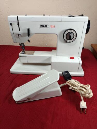 Pfaff 1222 Sewing Machine With Original Pfaa Foot For Parts Or Repair Ebay