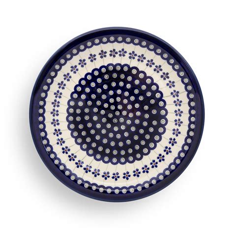 Flat dinner plate which also can used as pizza plate. Decor 166a, 26,99