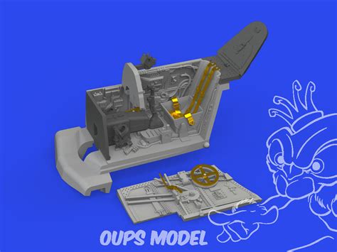 Eduard Kit D Amelioration Brassin Print Cockpit Messerschmitt Bf