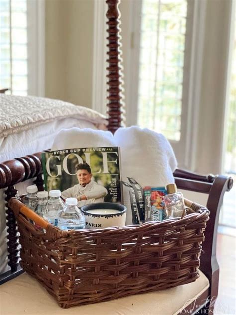 Ideas Of What To Include In A Welcome Basket To Elevate Your Guest Bedroom Guest Room Baskets