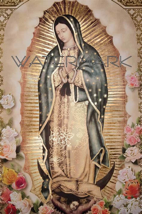 Our Lady Of Guadalupe High Resolution Digital Downloads Etsy